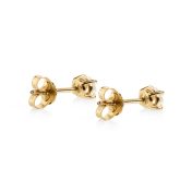 Oval Diamond Stud Earrings - 0.4 ct [14 Karat Gold]