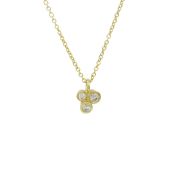 Tri-Knot Necklace [18K Gold]