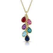 Enchanted Rain Birthstone Necklace [18K Gold Vermeil]