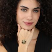 Family Paths Silhouette Map Necklace [14 Karat Gold]
