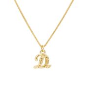 Family Roots Initial Necklace [14 Karat Gold]