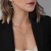 Rounds and Rings Earrings [18K Gold]