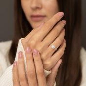 Helena Engagement Ring - Round Brilliant [14 Karat White Gold]