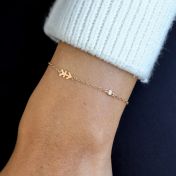 Helena Diamond Zodiac Bracelet [18K Gold Vermeil]