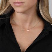 Helena Zodiac Necklace [14 Karat Gold]