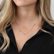 Helena Diamond Zodiac Necklace [18K Gold Plated]