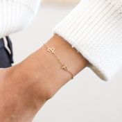 Helena Zodiac Bracelet [14 Karat Gold]