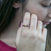 Talisa Stars Birthstone Ring [10K Gold]