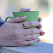 Talisa Stars Birthstone Ring [10K Gold]