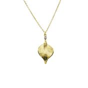 Aspen Leaf Necklace [18K Gold]