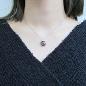 Through the Smoke Smoky Topaz Necklace [18K White Gold]