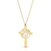 Sacred Spot Map Necklace [14 Karat Gold]