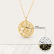 Talisa Map Necklace [14 Karat Gold]