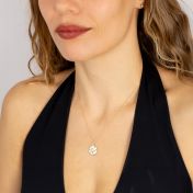 Precious Spot Map Necklace [14 Karat Gold]