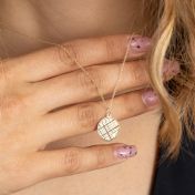 Precious Spot Map Necklace [14 Karat Gold]