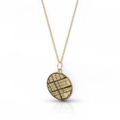 Precious Spot Map Necklace [14 Karat Gold]