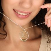 Mother's Love Map Name Necklace [18K Gold Vermeil]