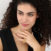 Threads Of Life Map Necklace [14 Karat Gold]