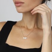 Mirella Circle Zodiac Necklace [14 Karat Gold]