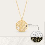 Tied Together Map Necklace [18K Gold Vermeil]
