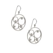 Circles of Harmony Earrings [18K White Gold]