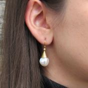 Perfect Pearl Earrings [18K Gold]