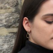 Two Souls Black Rhodium Earrings [18K Gold] 