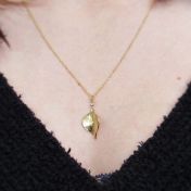 Aspen Leaf Necklace [18K Gold]