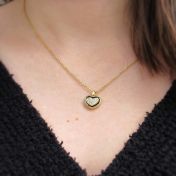 Full Heart Necklace [18K Gold]