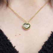 Full Heart Necklace [18K Gold]