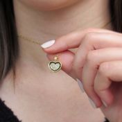 Full Heart Necklace [18K Gold]