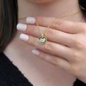 Full Heart Necklace [18K Gold]