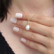 Ever Seeing Pearl Necklace [18K Gold]