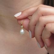 Ever Seeing Pearl Necklace [18K Gold]