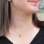 Lemon Topaz Pendant Necklace [18K Gold]