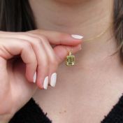 Lemon Topaz Pendant Necklace [18K Gold]