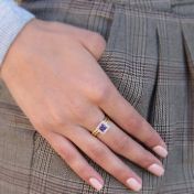 Springy Amethyst Ring [18K Gold]