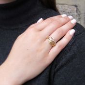 Fine Line Single Ring [14K Gold]