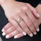 Fine Line Single Ring [14K Gold]