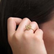 Sparks of the Soul Diamond Ring [14K Gold]