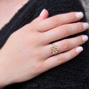 Sparks of the Soul Diamond Ring [14K Gold]