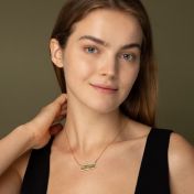 Beloved Spot Silhouette Map Necklace [18K Gold Vermeil]