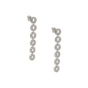 Regal Raindrop Earrings [18K White Gold]