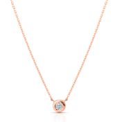Scarlet Diamond Necklace [14 Karat Rose Gold]