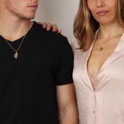 Shared Destiny Silhouette Map Pendants [18K Gold Vermeil]