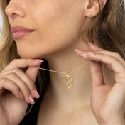 Shared Destiny Silhouette Map Pendants [18K Gold Vermeil]