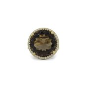 Through the Smoke Smoky Topaz Ring [18K Gold]