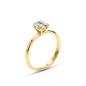 Helena Engagement Ring - Oval Cut [14 Karat Yellow Gold]