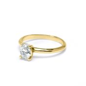 Helena Engagement Ring - Oval Cut [14 Karat Yellow Gold]