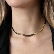 Harmony Herringbone Necklace [18K Gold Vermeil]